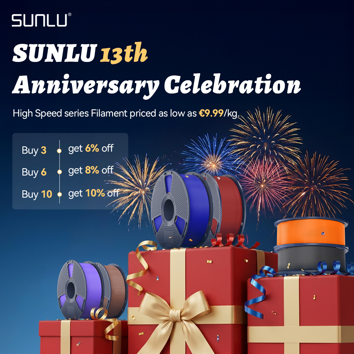 SUNLU UK Facebook ad