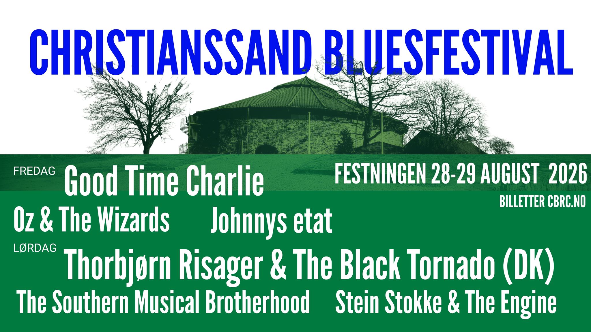 Christianssand Blues & Rock Club Facebook ad: Christianssand Bluesfestival