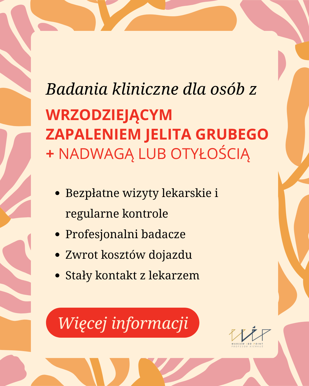 WIP Warsaw IBD Point Profesor Kierkuś Facebook ad