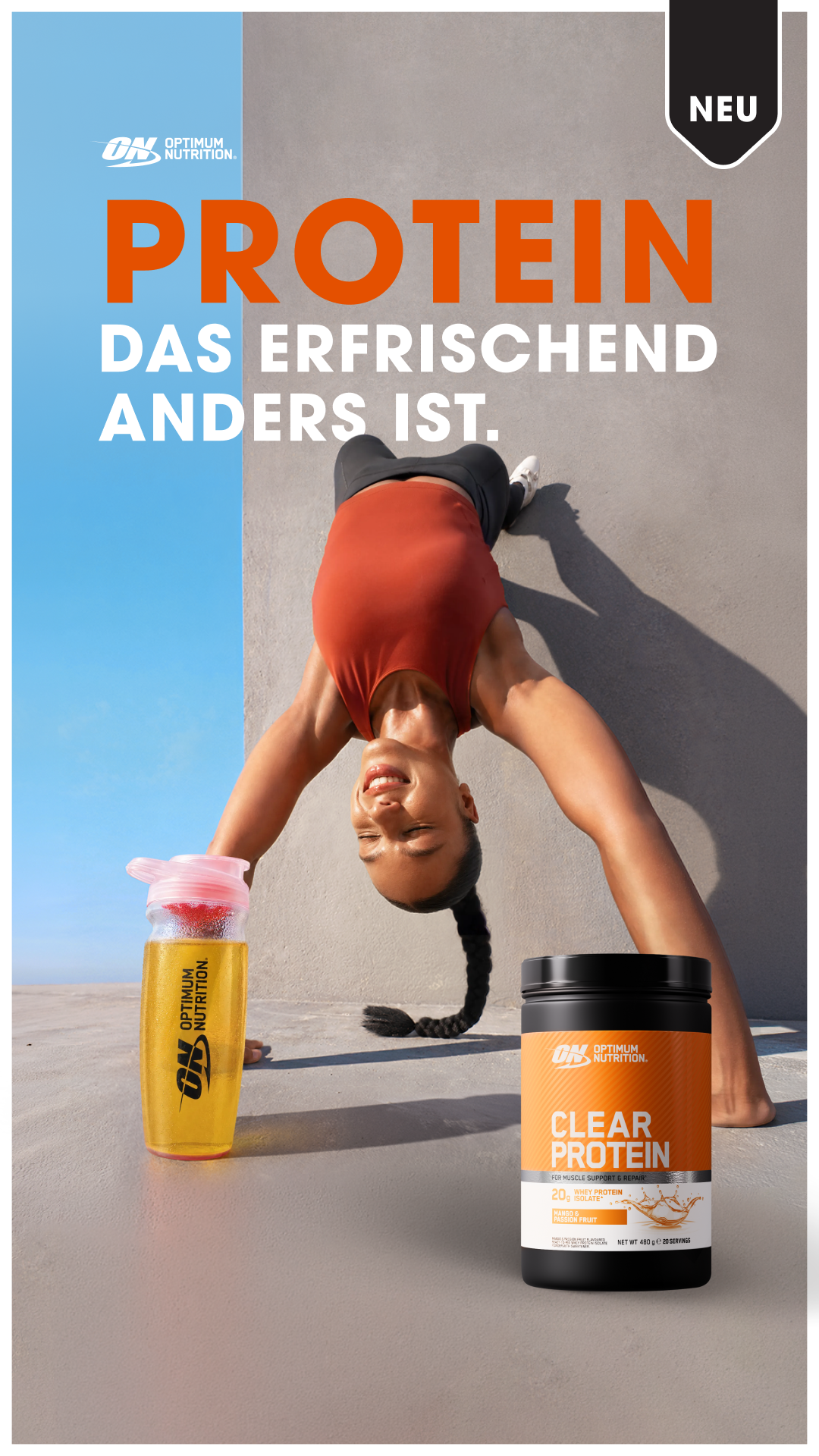 Optimum Nutrition Facebook ad from Jul 1, 2026
