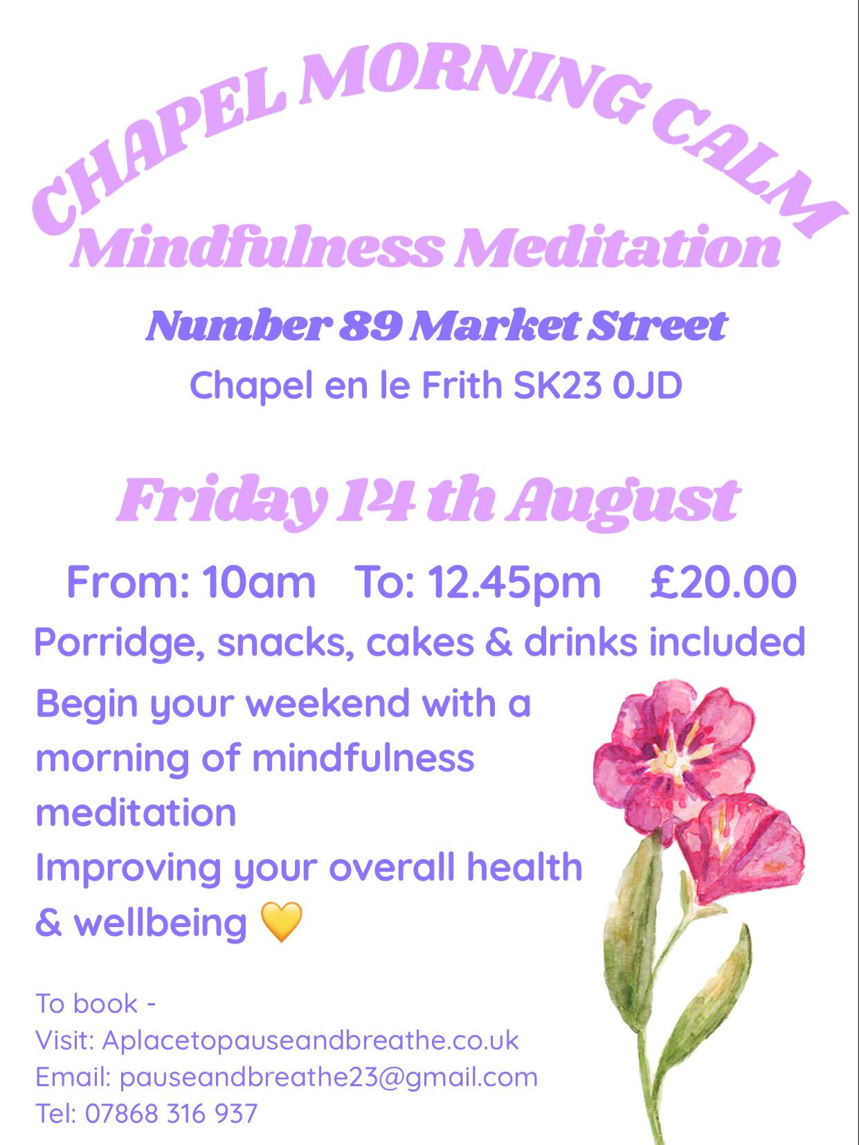 A Place to Pause and Breathe Facebook ad: What is Mindfulness Meditation?