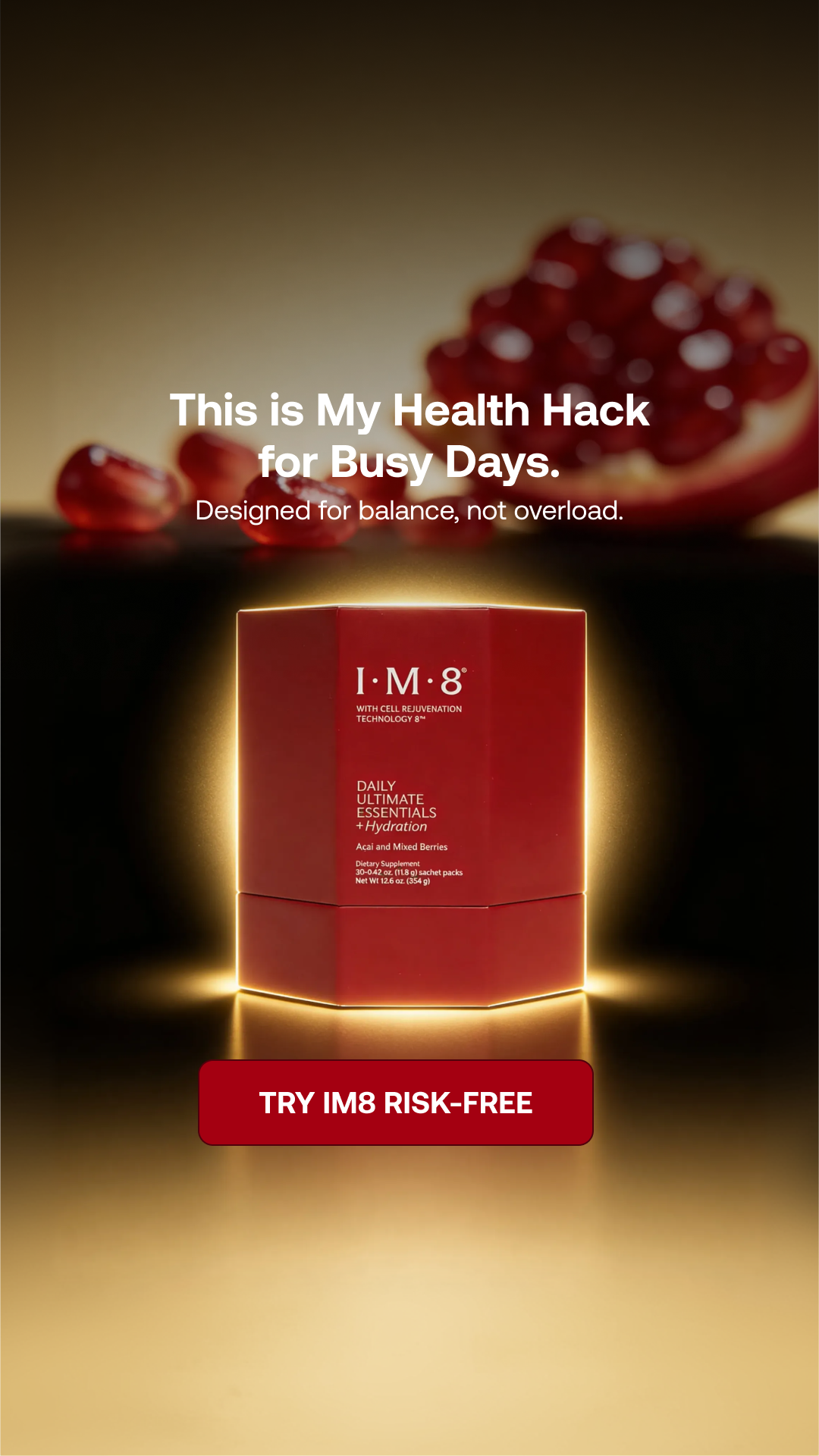 IM8 Facebook ad