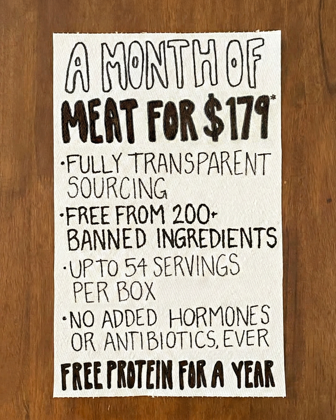 ButcherBox Facebook ad