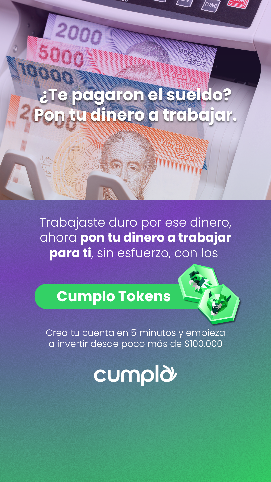 Cumplo Facebook ad