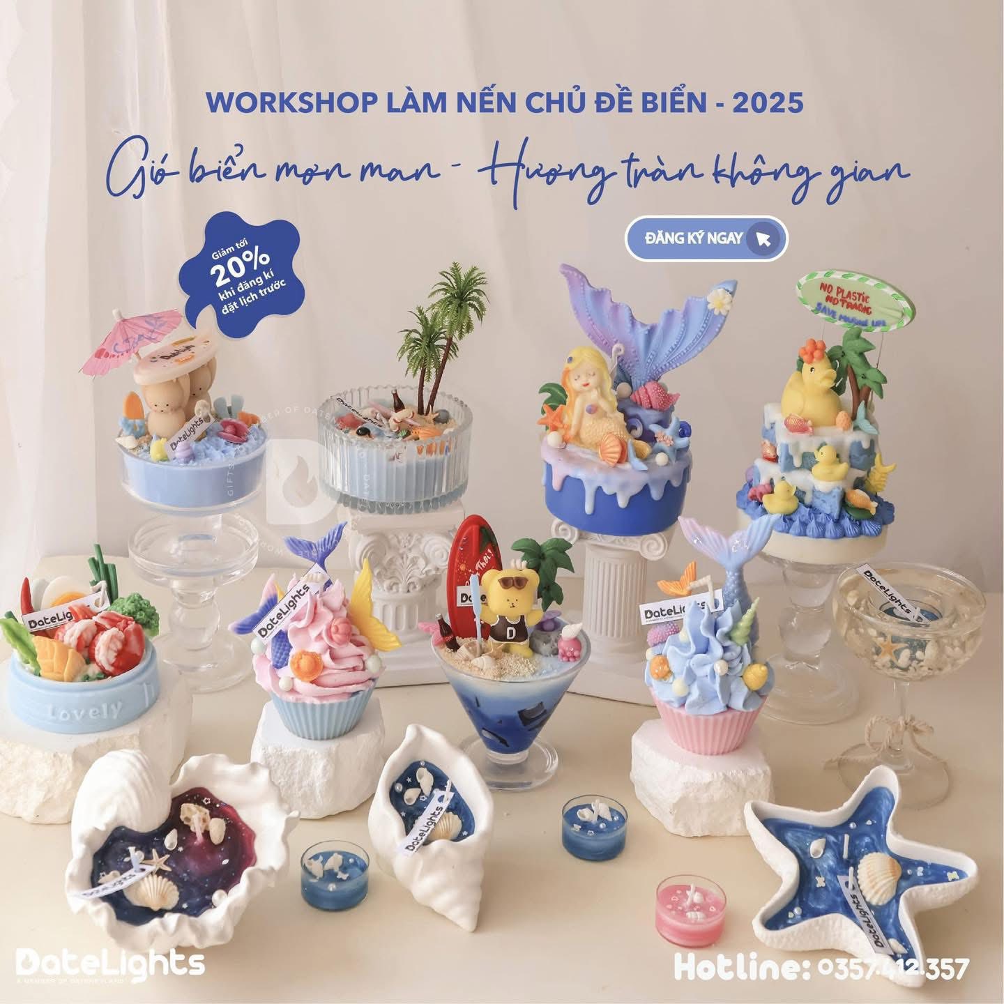Datelights Candle - Nến thơm, Workshop, Quà tặng Facebook ad