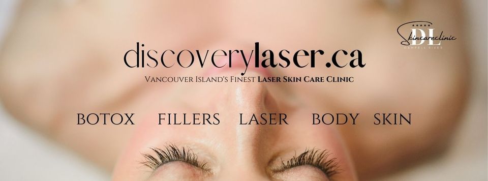 Discovery Laser Skin Care Clinic Facebook ad: Vancouver Island's finest Skin Care Clinic.
