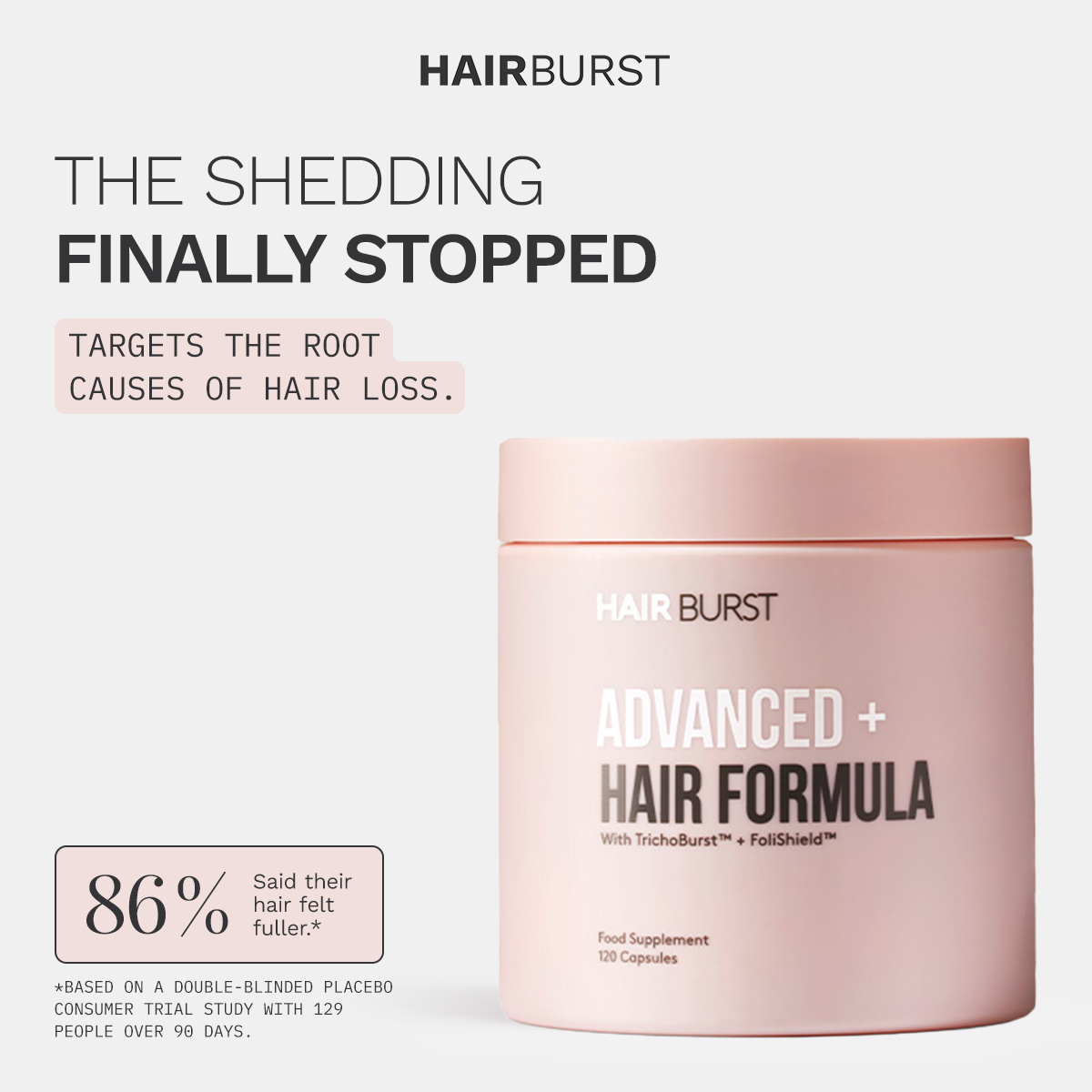 Hairburst Facebook ad