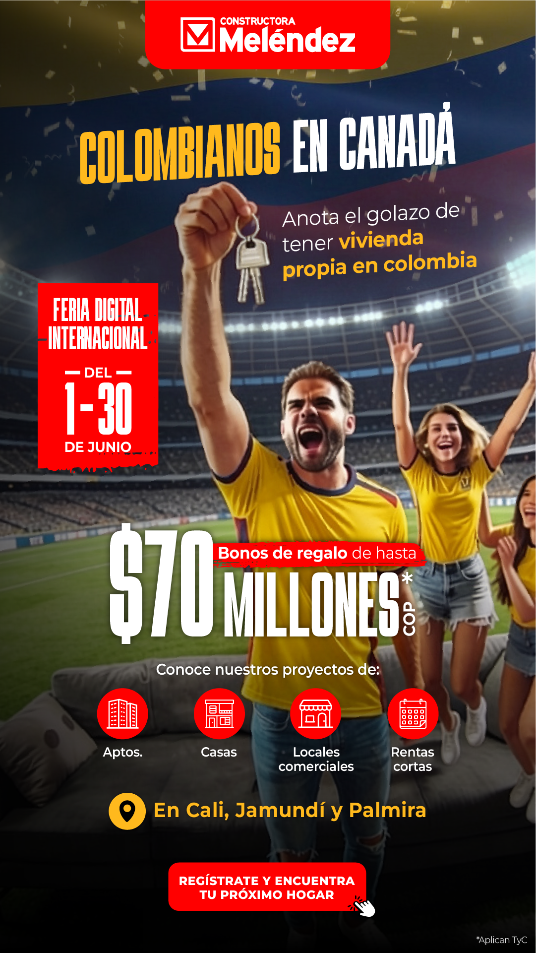 Constructora Meléndez Facebook ad from Jun 2, 2026