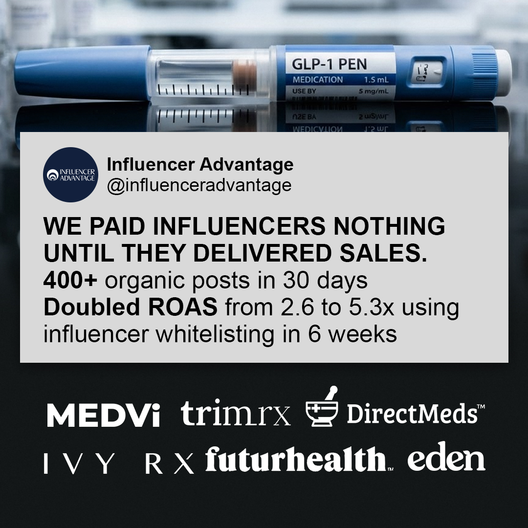 Influencer Advantage Facebook ad