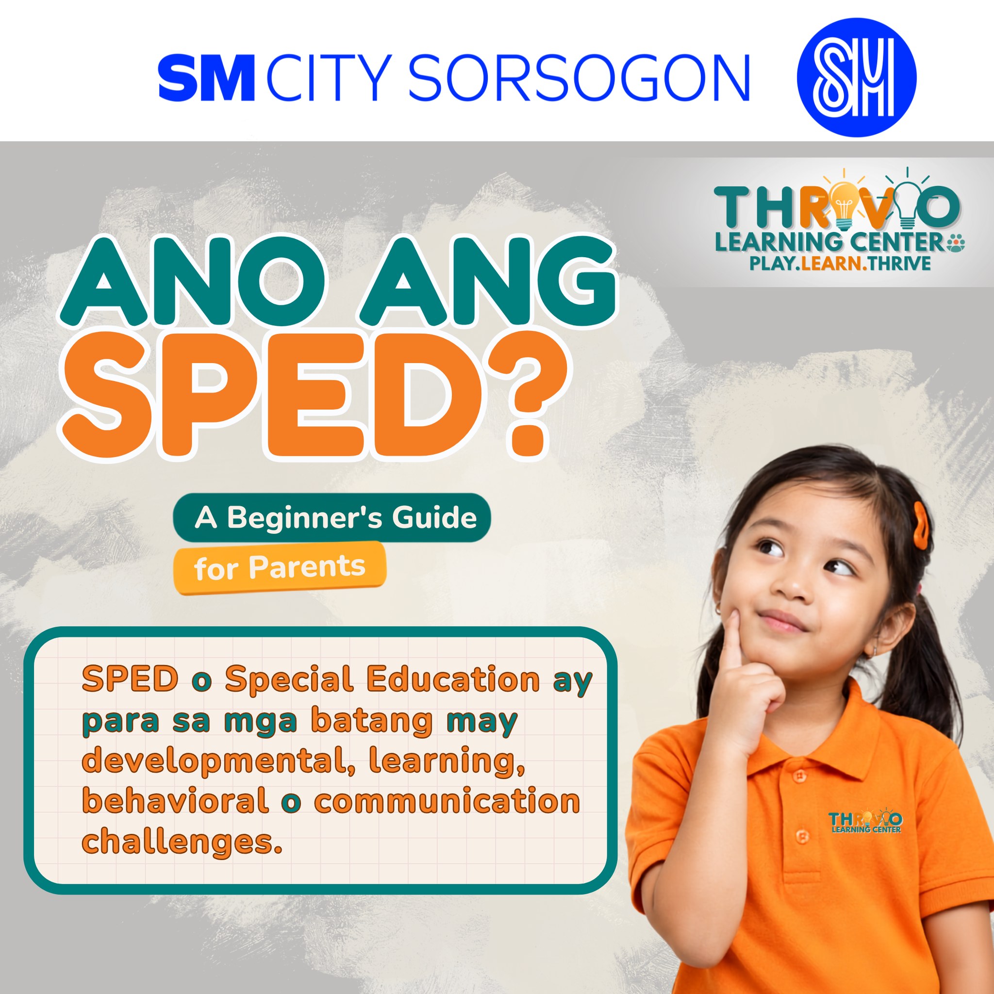 Thrivio Learning Center Facebook ad: 𝗔𝗸𝗮𝗹𝗮 𝗺𝗼 𝗯𝗮 𝗮𝗻𝗴 𝗦𝗣𝗘𝗗/𝗦𝗡𝗘𝗗 𝗮𝘆…