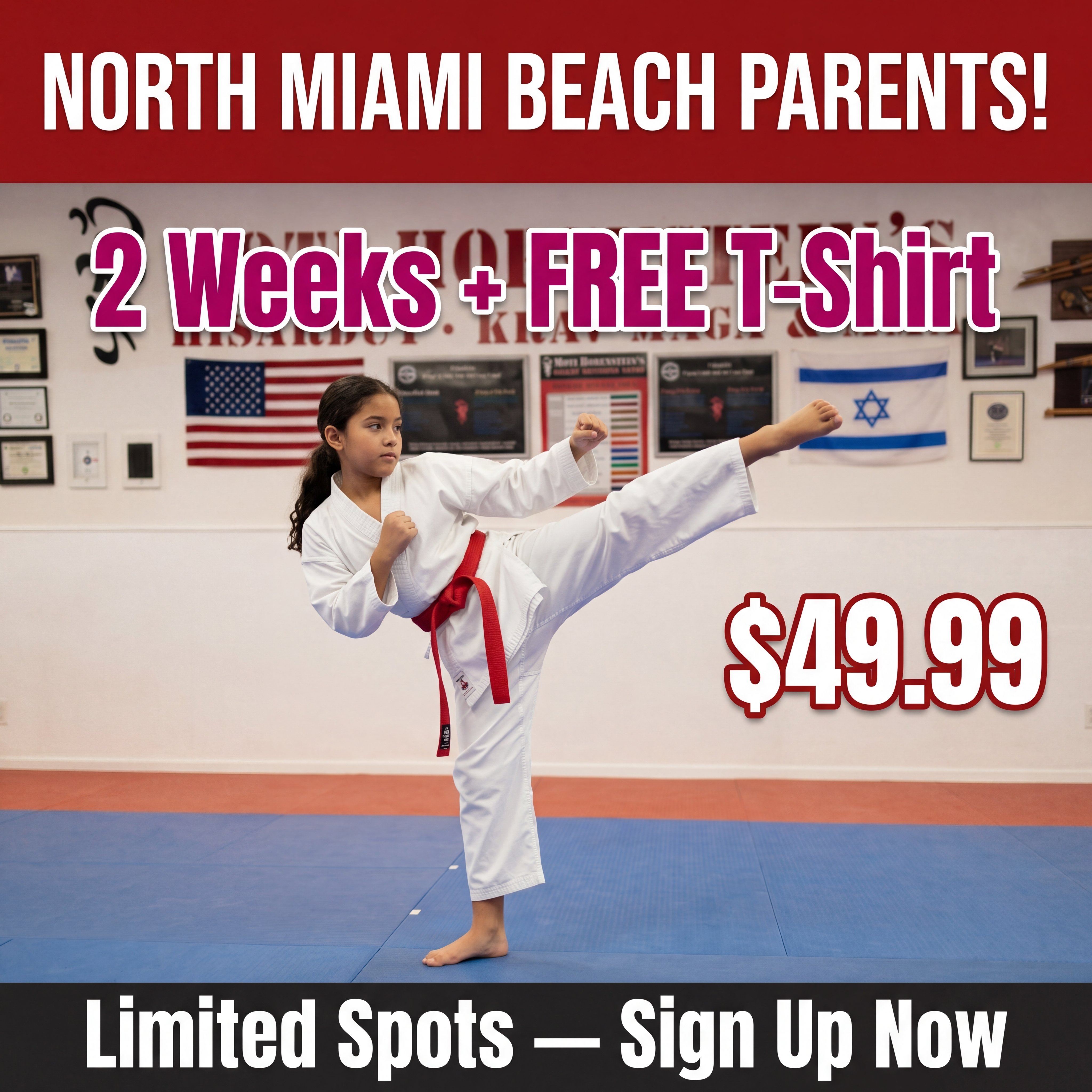 Moti Horenstein's Krav-Maga MMA Facebook ad