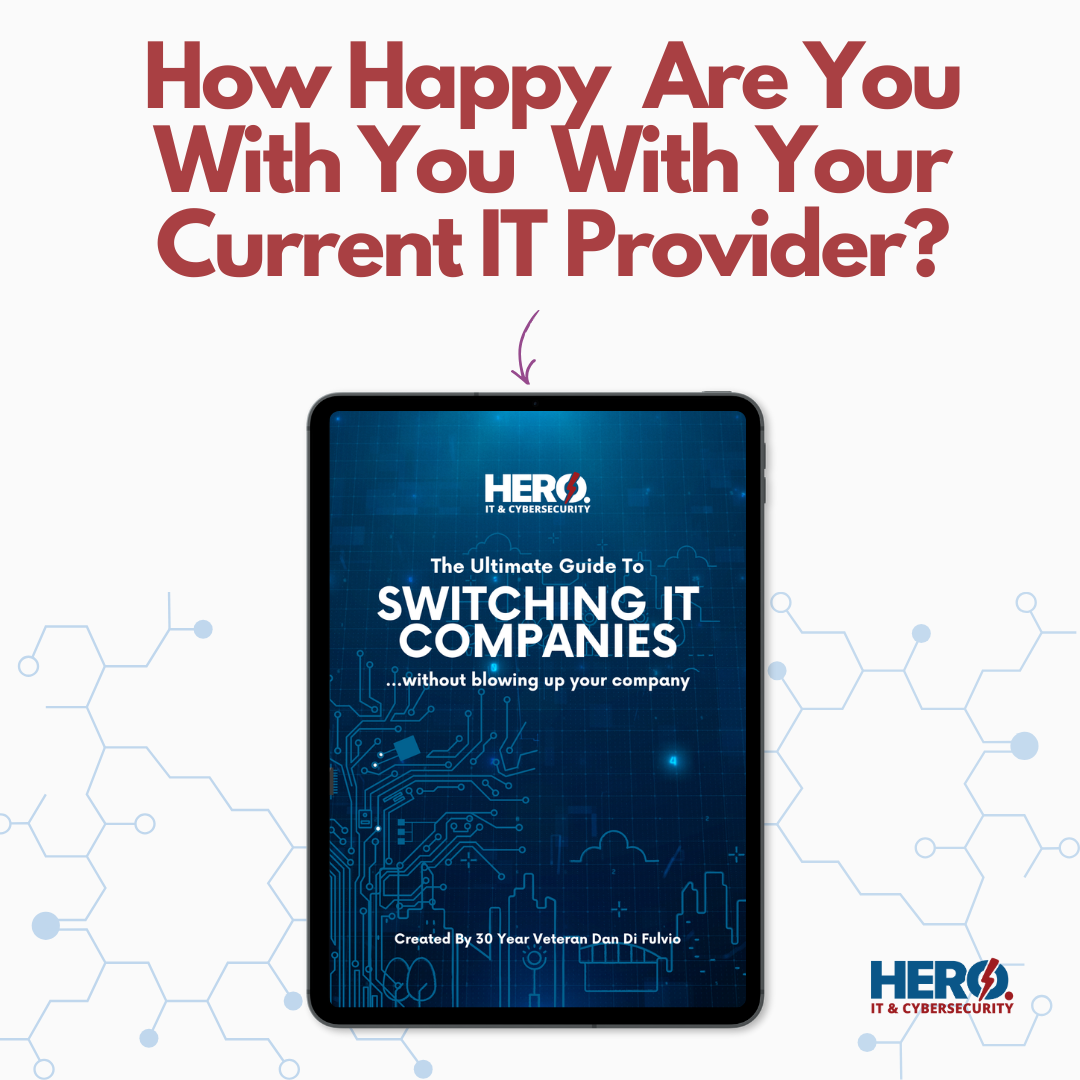 Hero Managed Services Facebook ad: Download The Guide