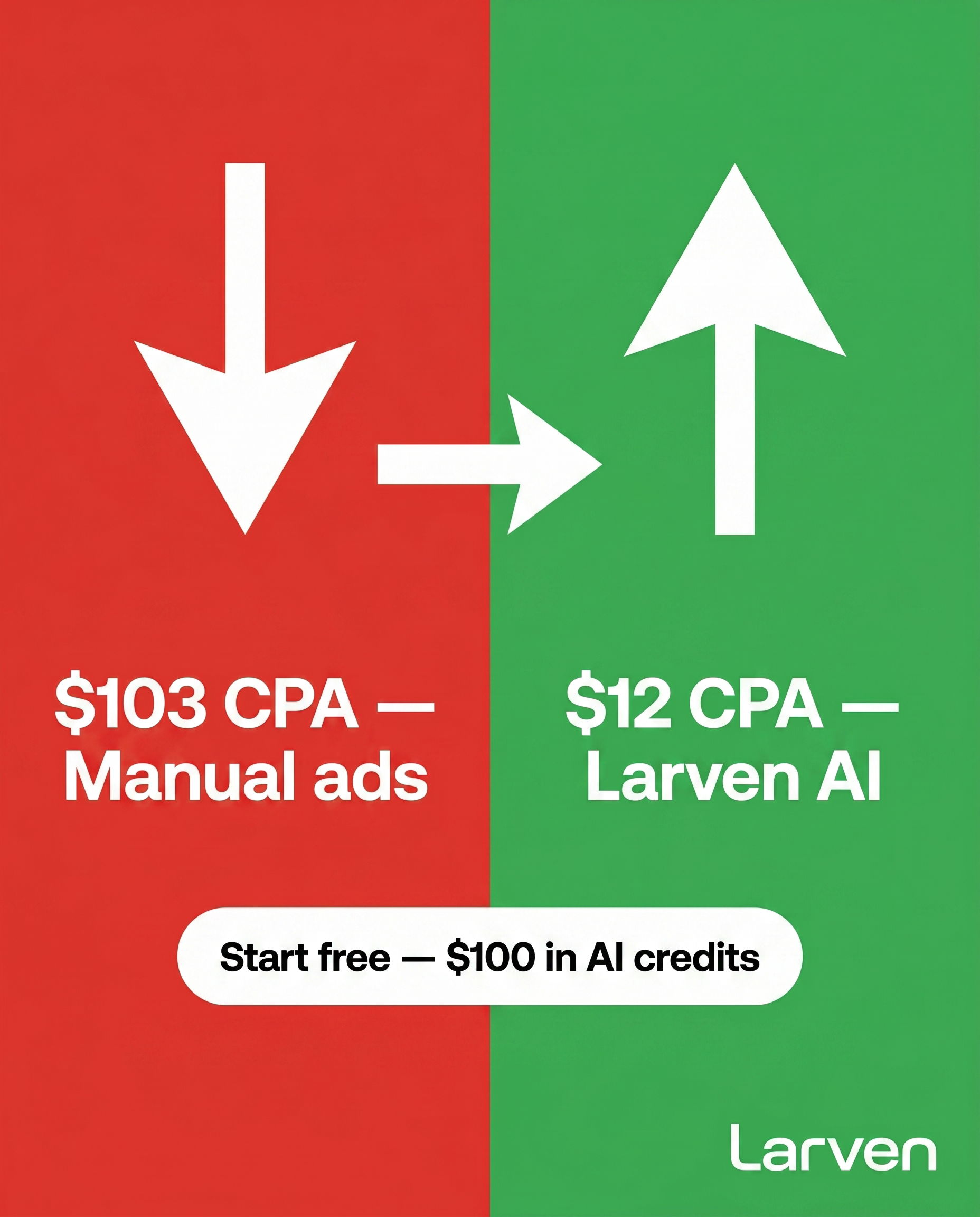 Larven AI Facebook ad