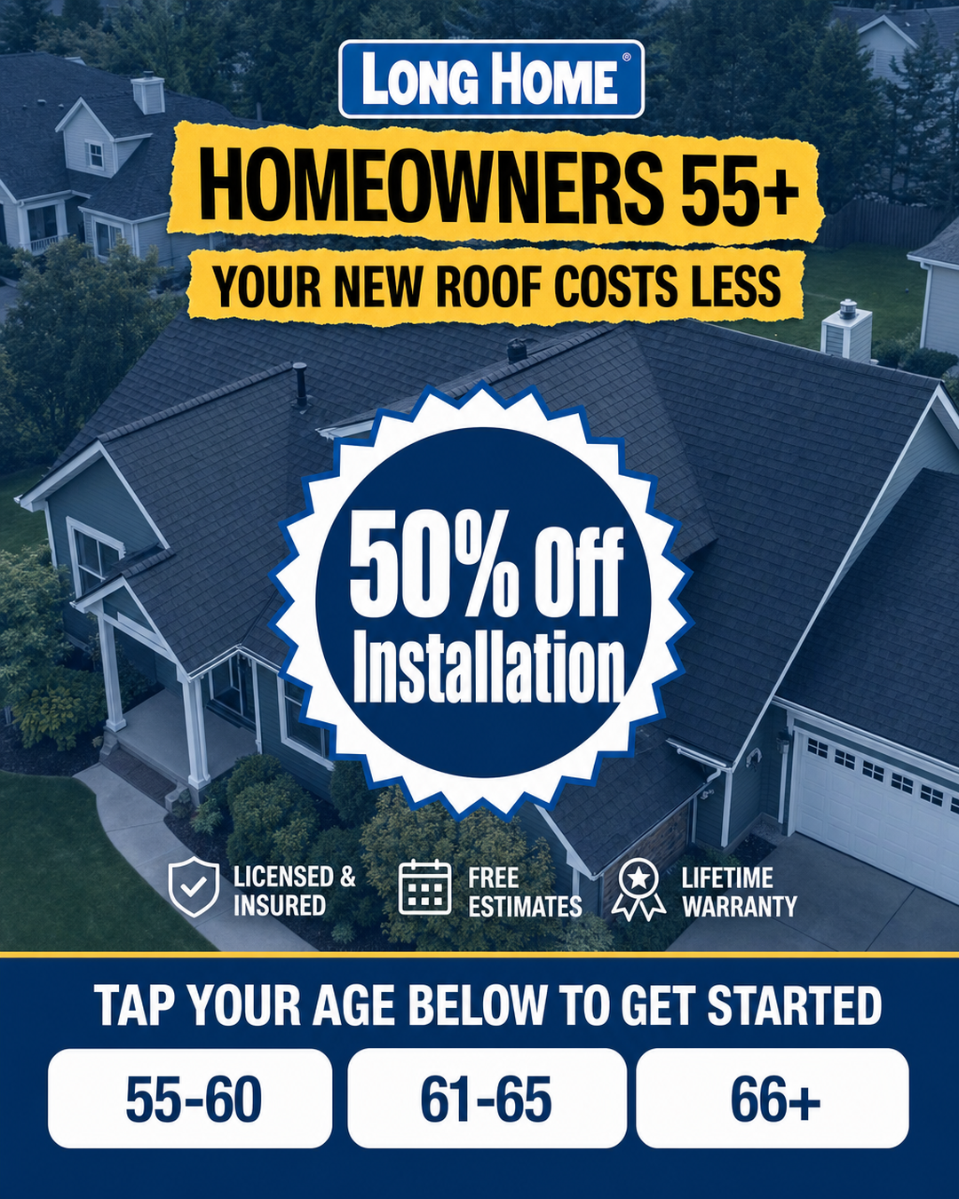 Long Home Facebook ad
