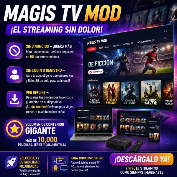 Megan Anderson Facebook ad: MAGIS, Tu entretenimiento, gratis y sin anuncios.