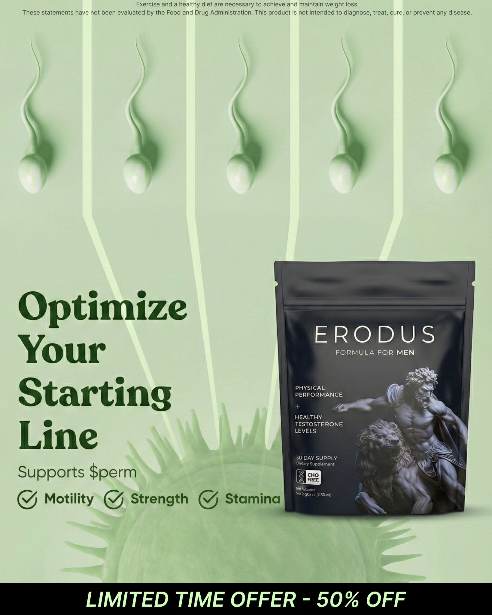 Erodus Formula For Men Facebook ad