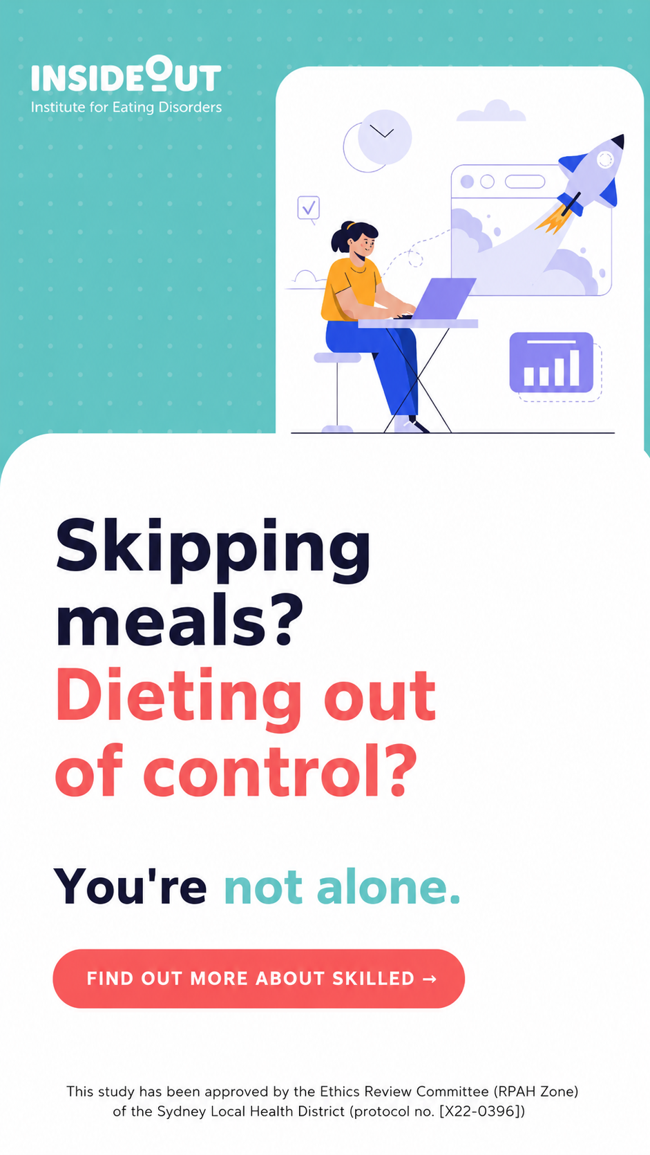 InsideOut Institute for Eating Disorders Facebook ad from Jun 17, 2026