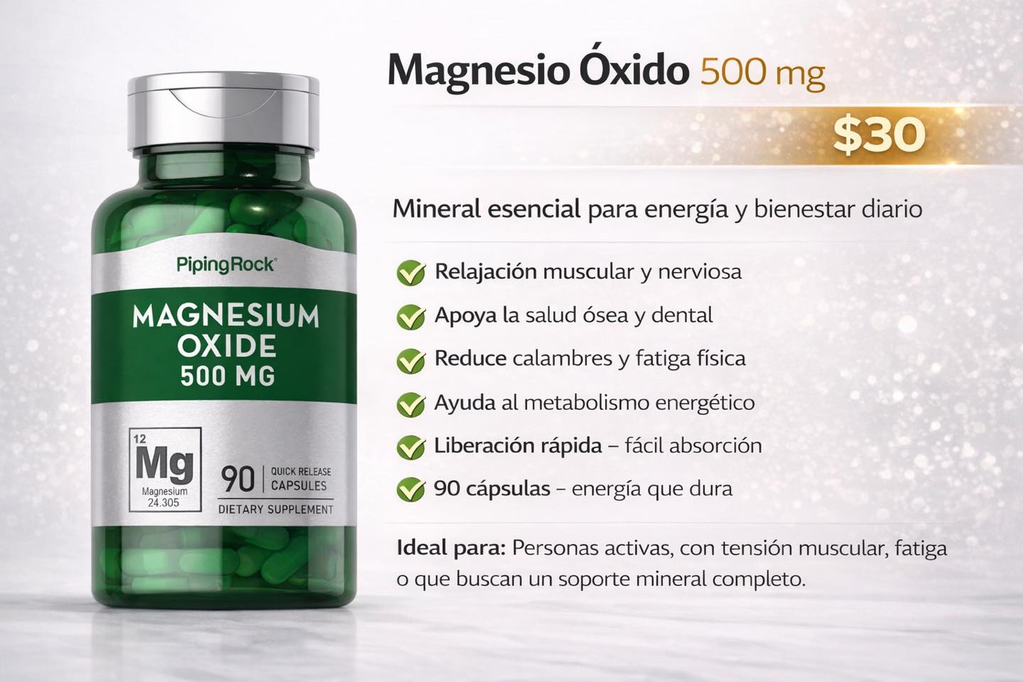 Vitaminas-Supply. Facebook ad: ¡DESPIERTA TU POTENCIAL CON NUTRICIÓN INTELIGENTE!