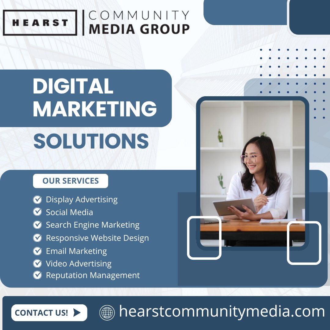 Hearst Community Media Group Facebook ad: Hearst Community Media Group provides real digital…