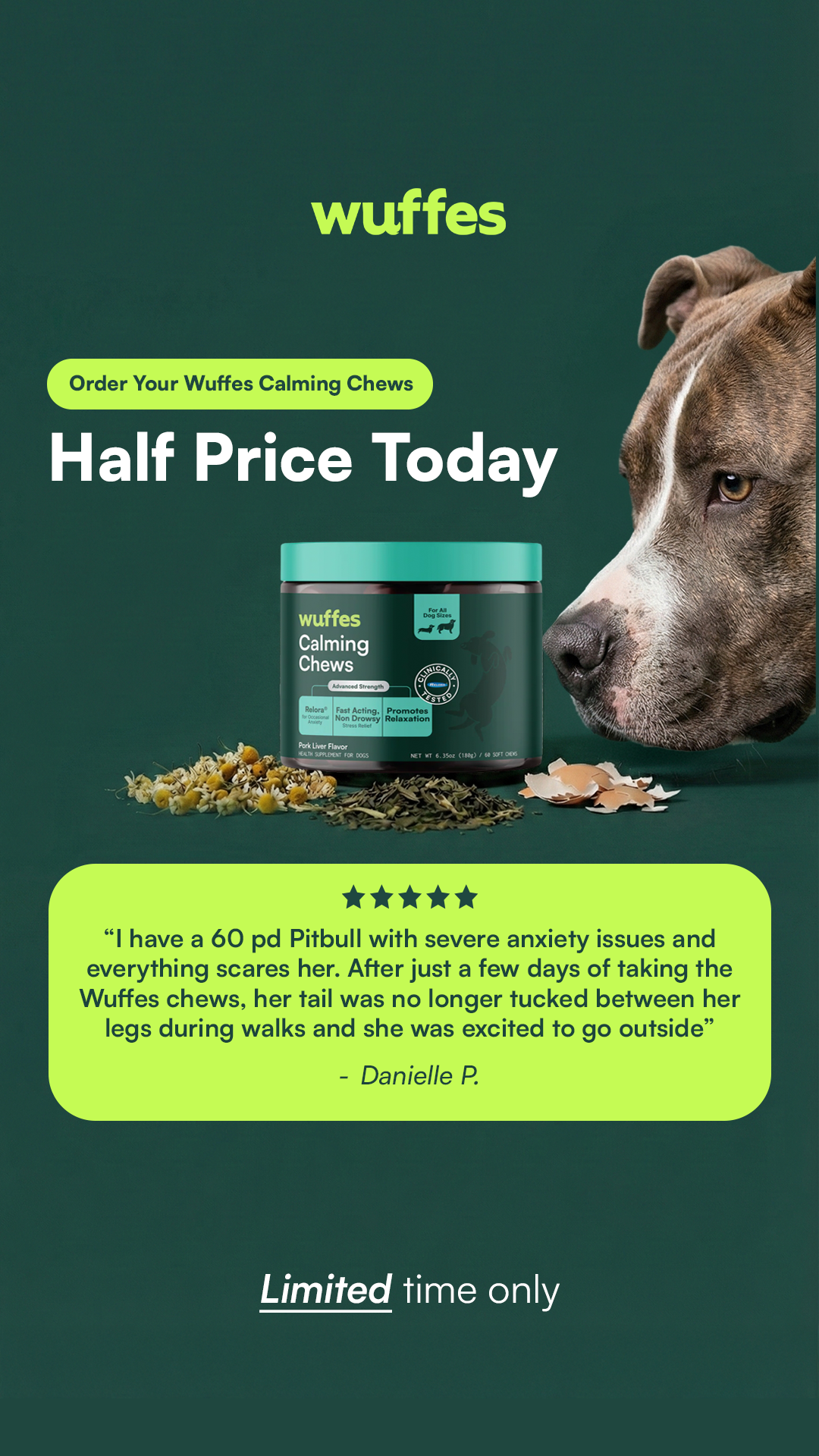 Wuffes Facebook ad