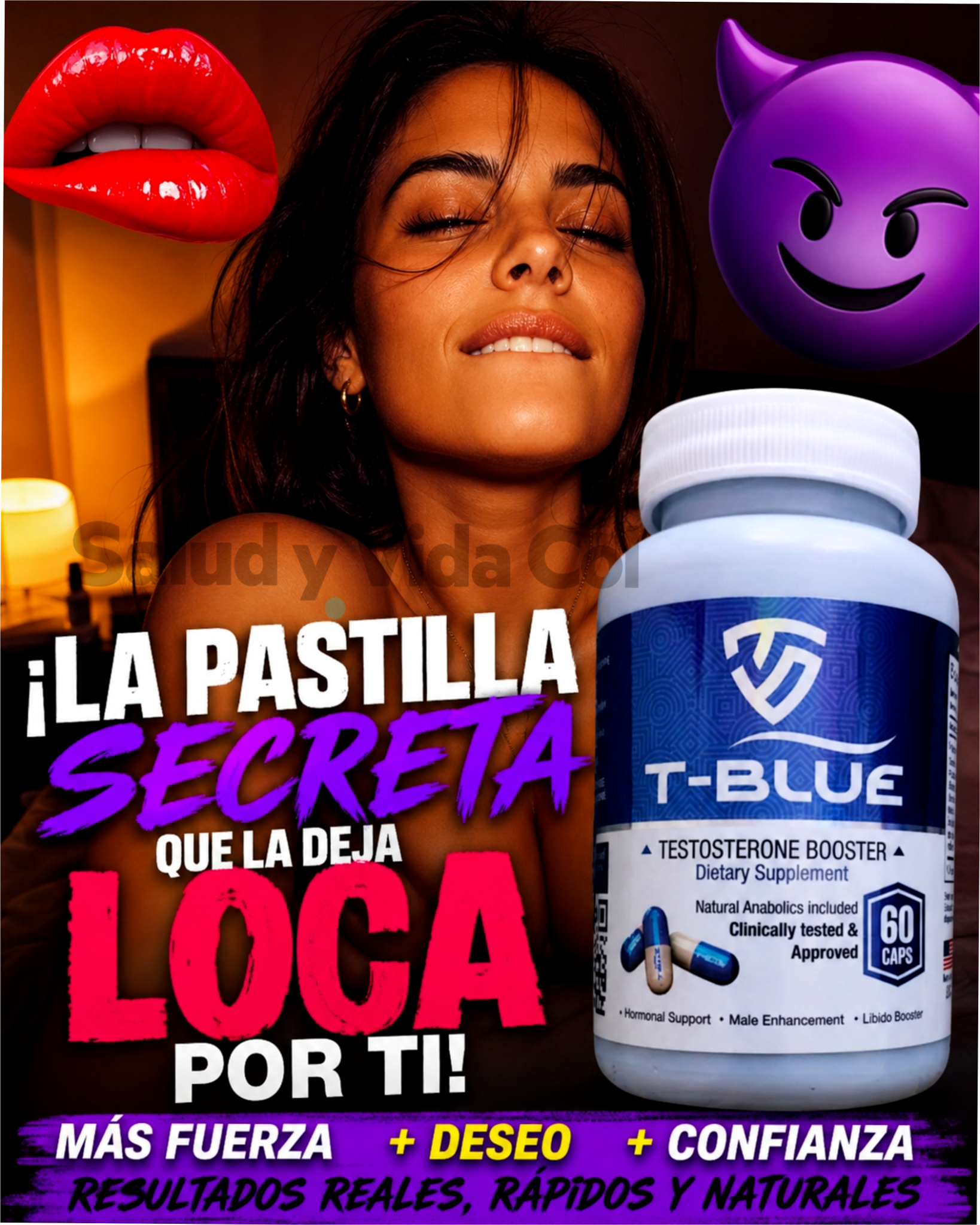 Salud y Vida Col Facebook ad: Recupera tu Vitalidad Masculina