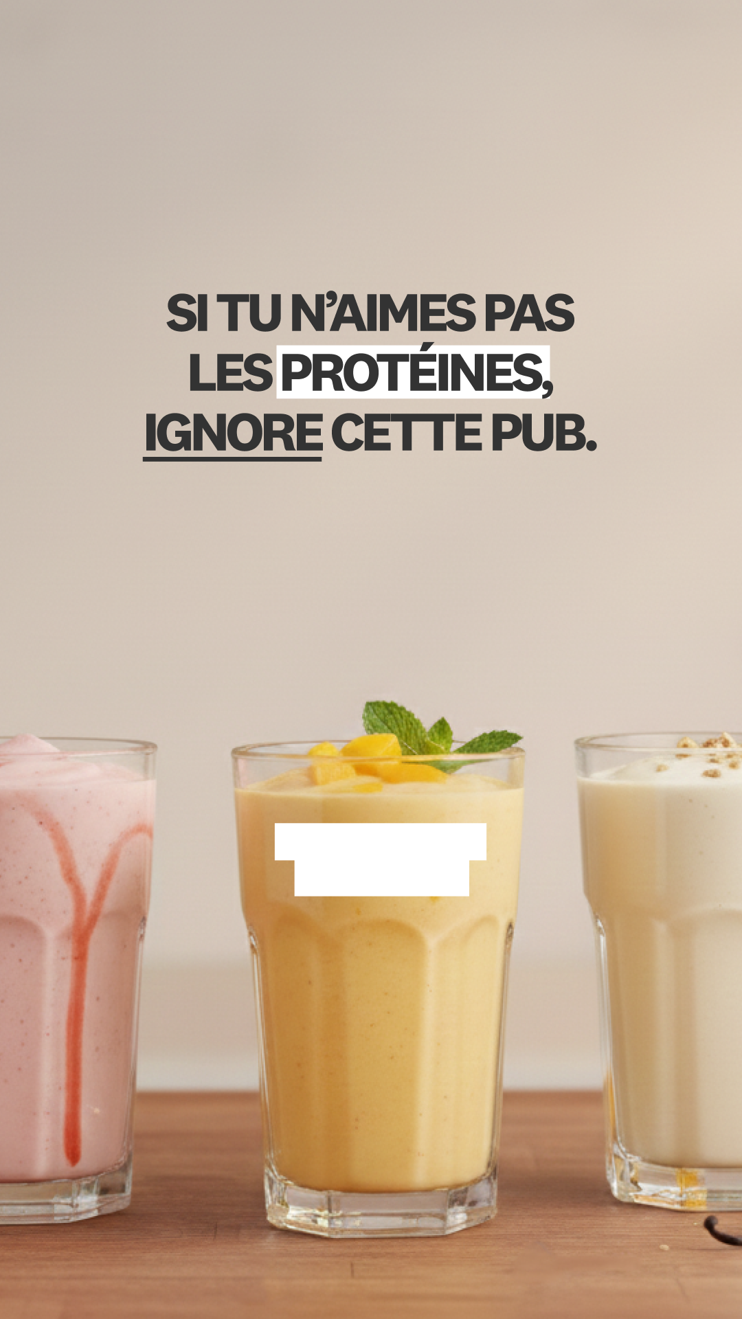 greenwhey Facebook ad