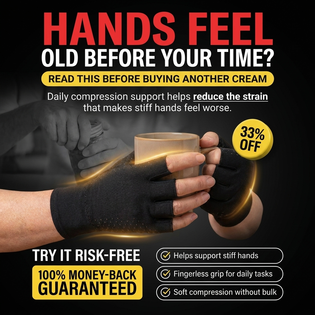 Helixco Facebook ad: Your Hands Shouldn’t Feel This Old Yet
