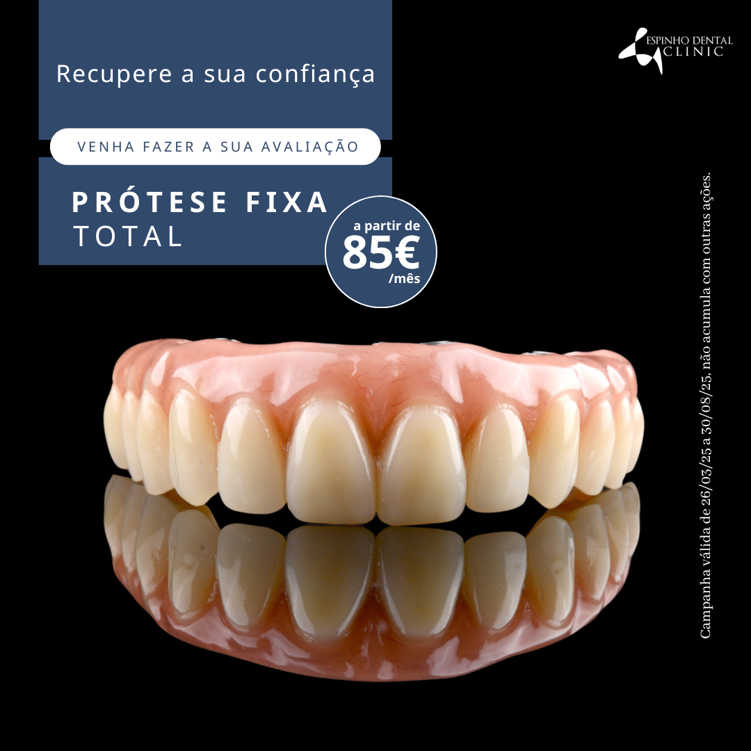 Espinho Dental Clinic Facebook ad from Aug 12, 2025