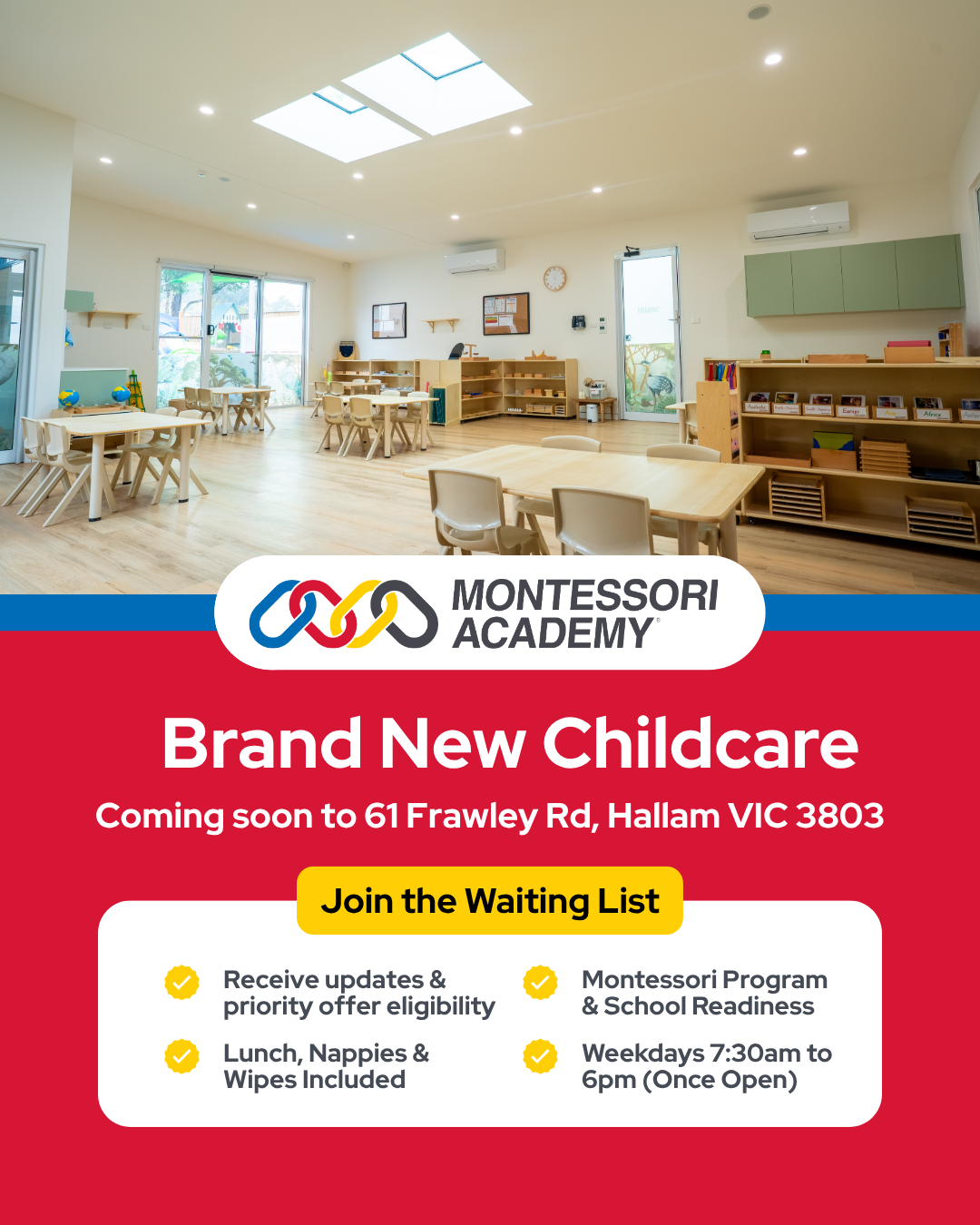 Montessori Academy Facebook ad