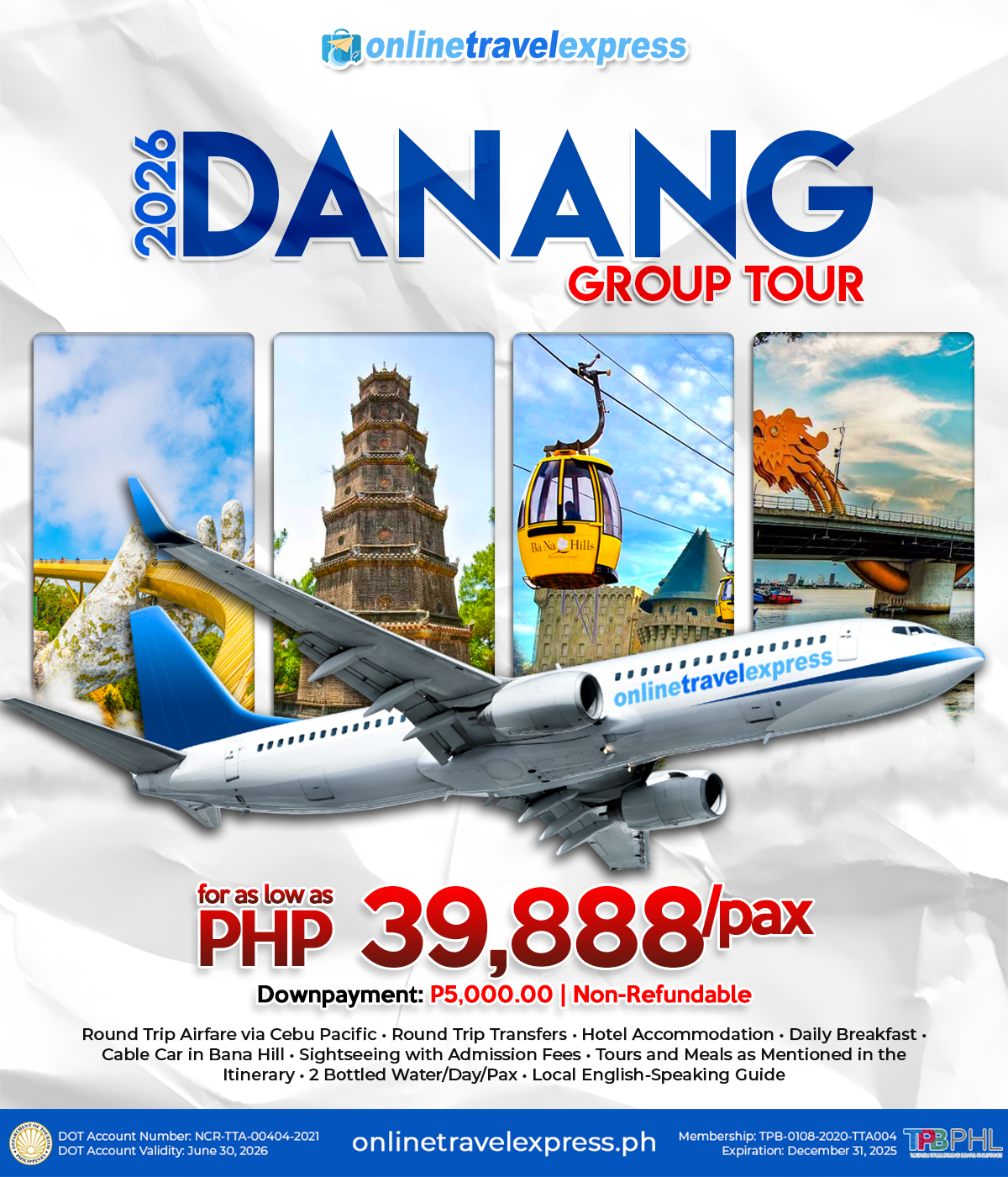 Online Travel Express Facebook ad