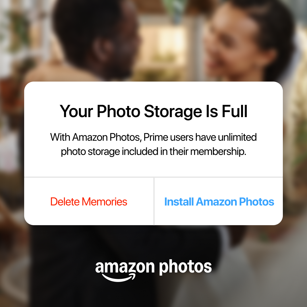 Amazon Photos Facebook ad