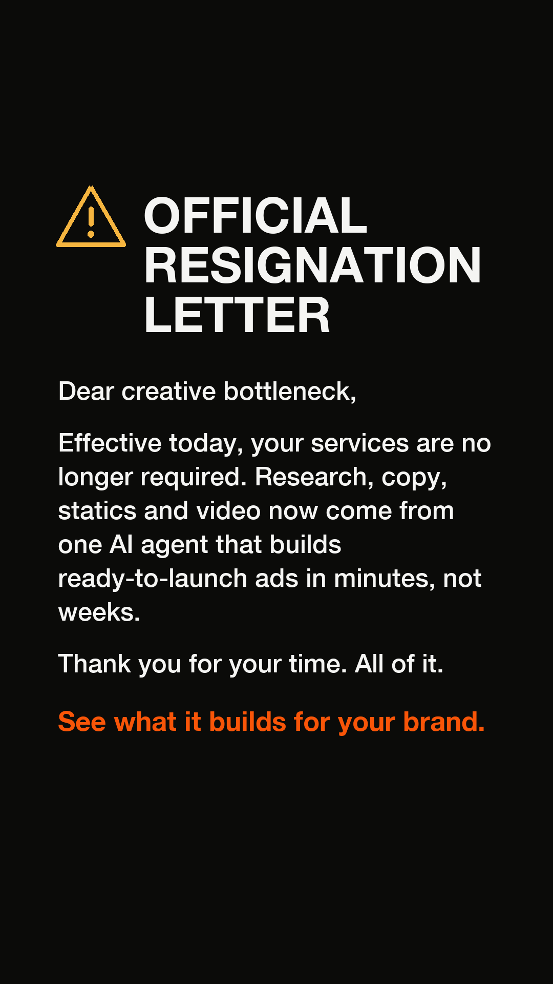 Superscale AI Facebook ad: Meet your AI creative strategist