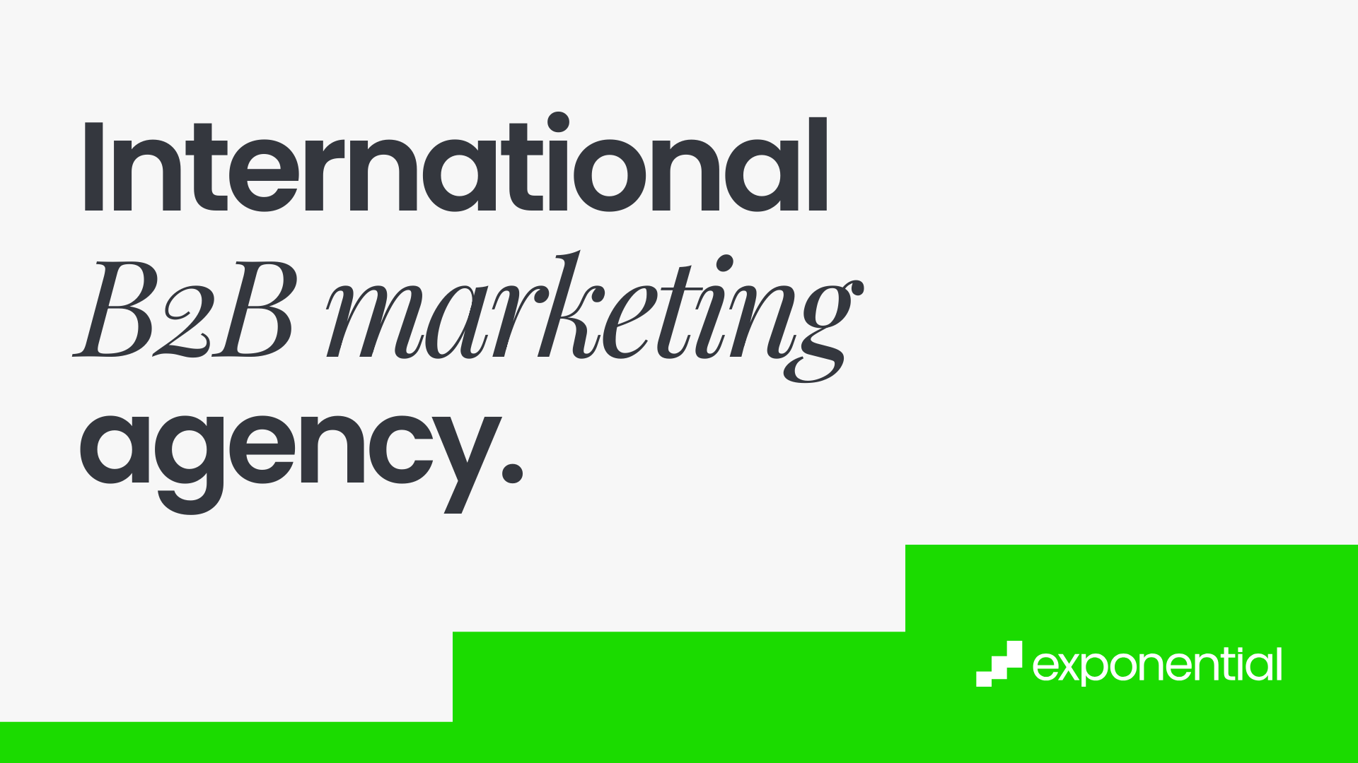 Exponential - B2B Growth Marketing Facebook ad: Latest cases & insights