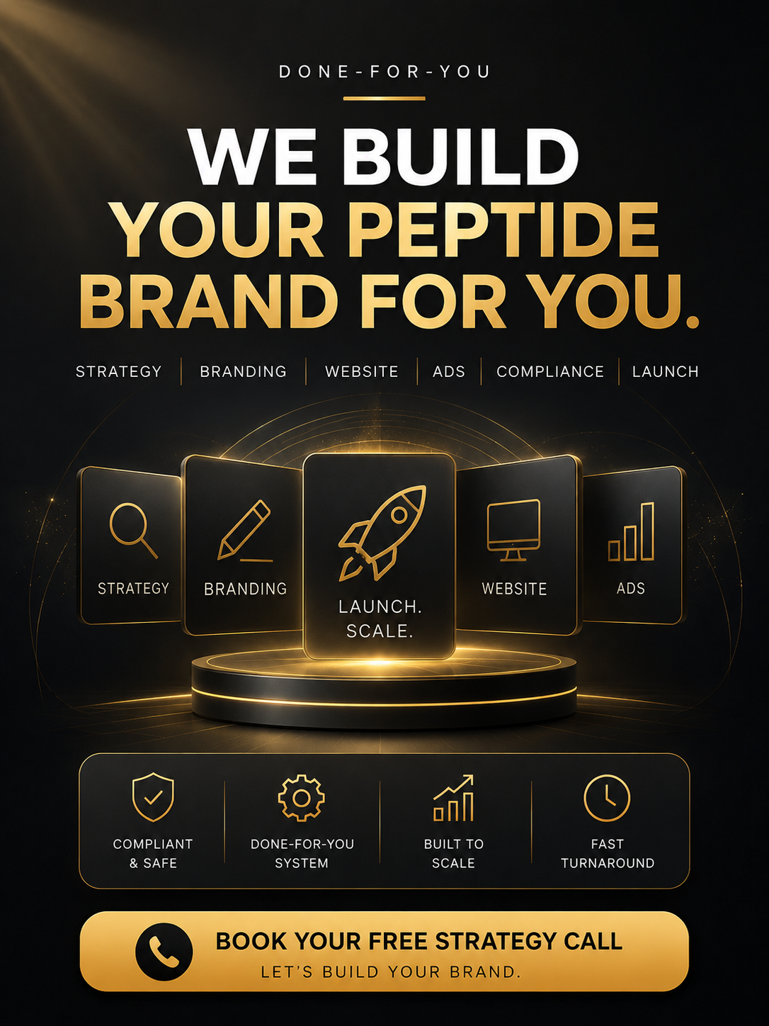 PeptBlueprint Facebook ad: We'll Build Your Entire Peptide Brand in 14 days, Or You…