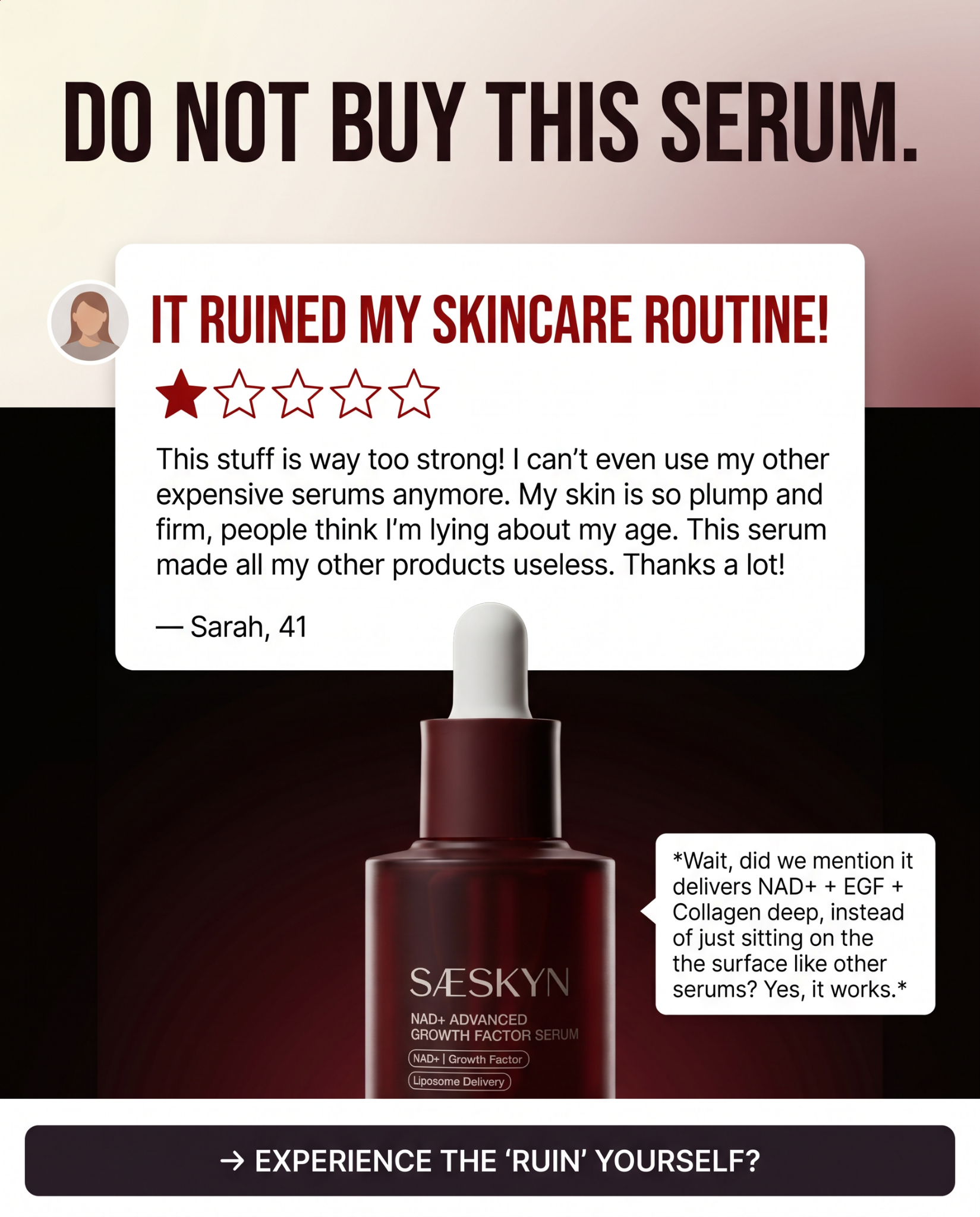 Saeskyn Facebook ad