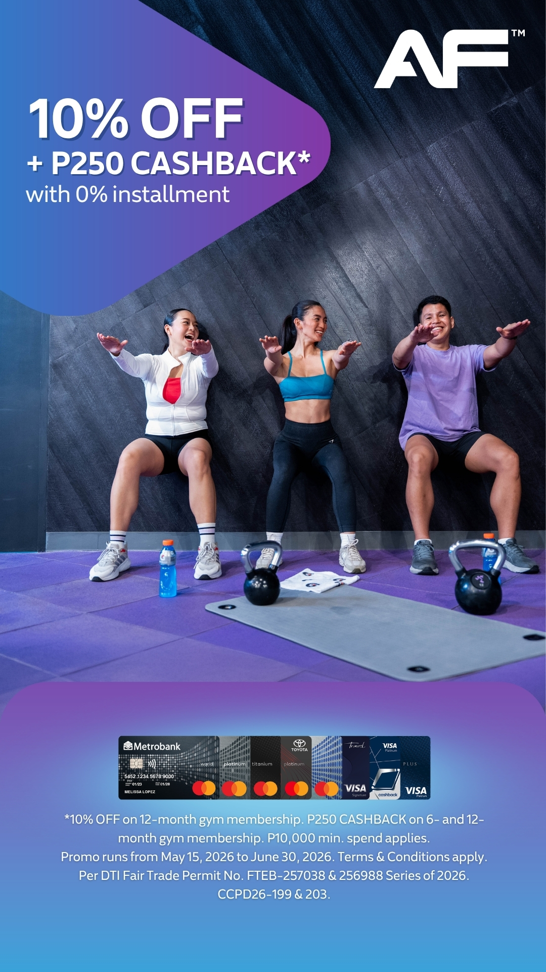 Metrobank Card Facebook ad