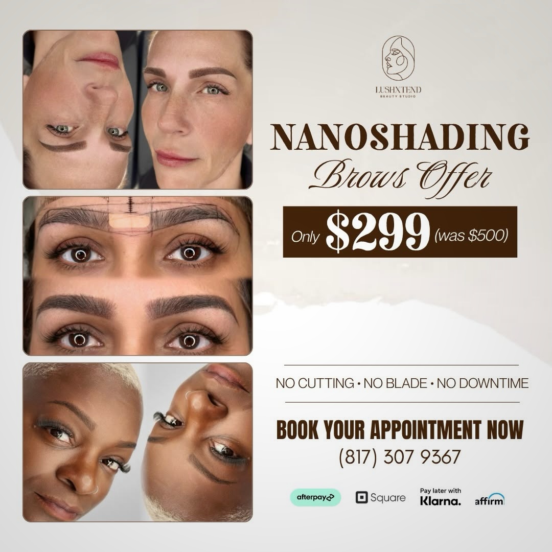 Lushxtend PMU & Lash Studio Facebook ad