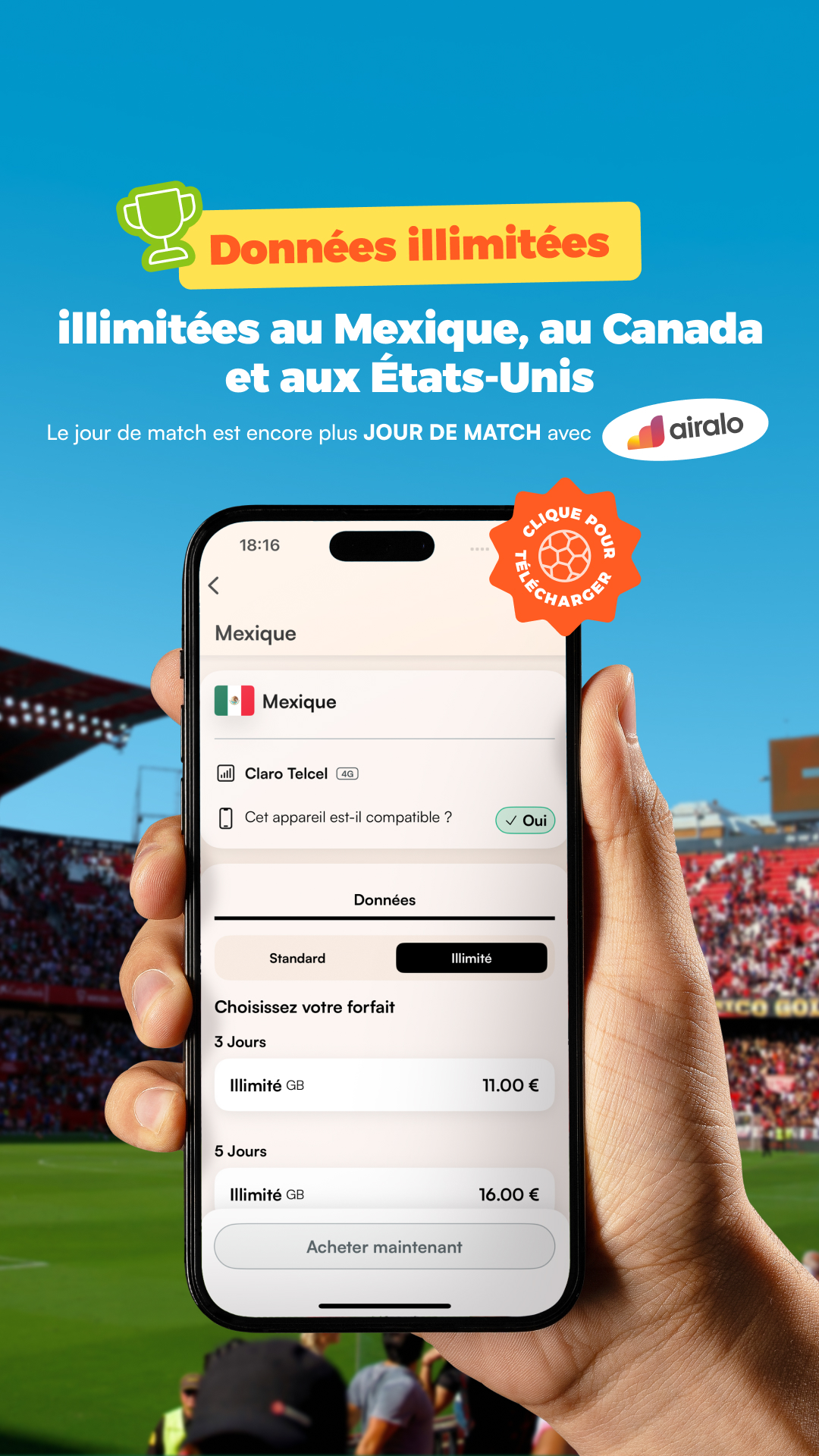 Airalo Global eSIM Store Facebook ad