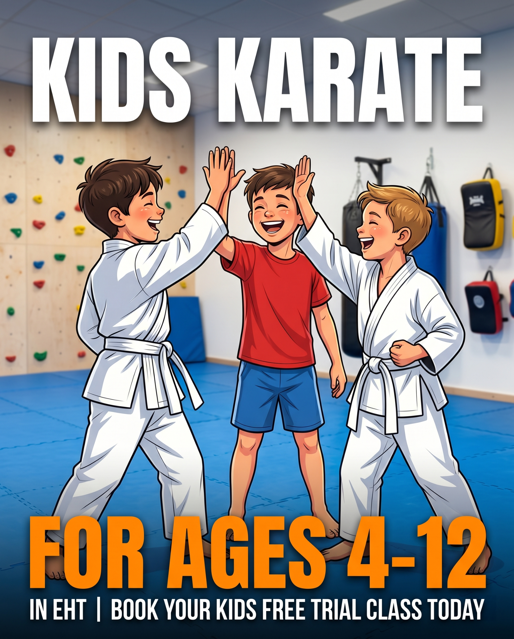 Modesto's Karate Academies -Egg Harbor Township, NJ Facebook ad: Free Kids Karate Class in Egg Harbor Township
