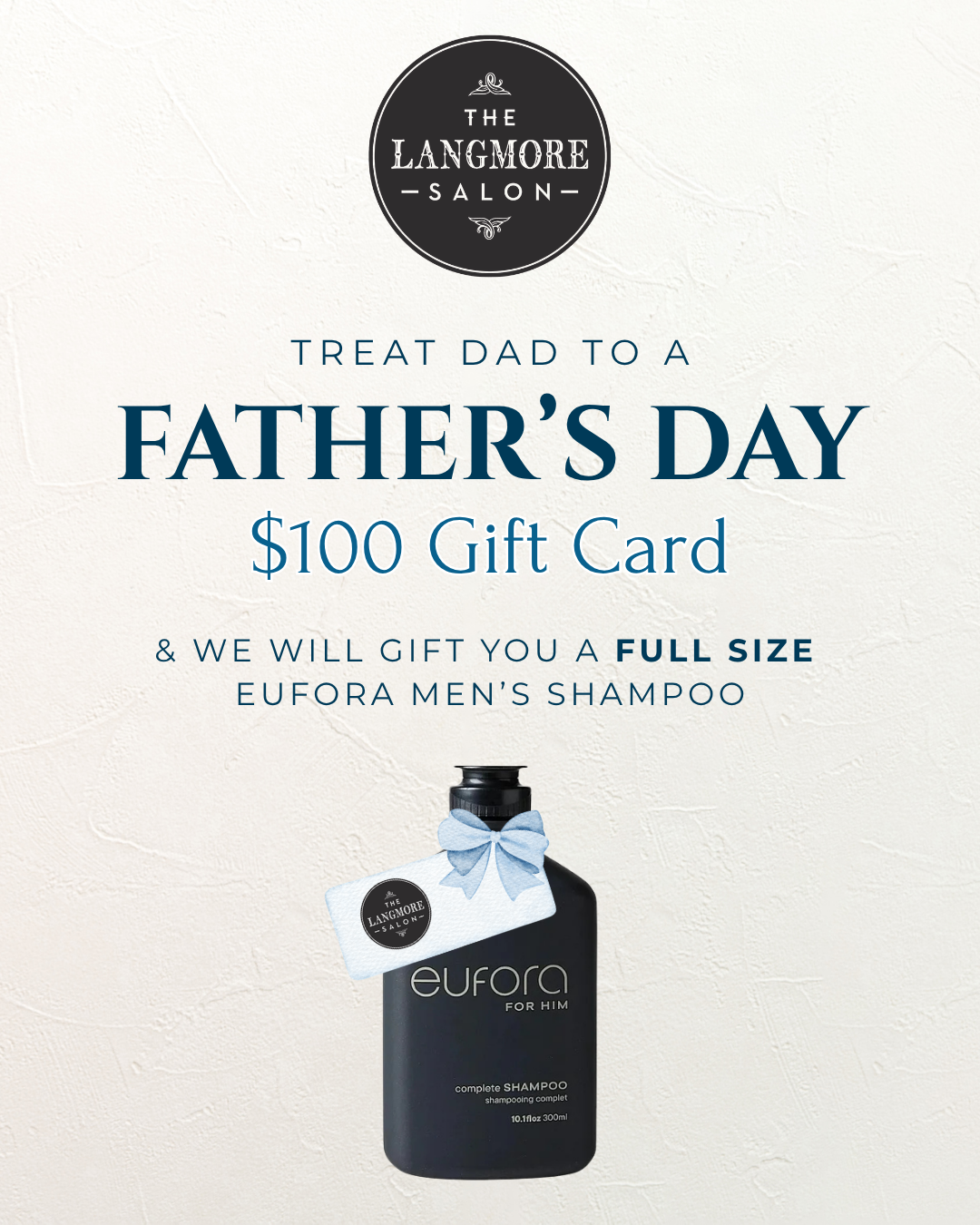 The Langmore Salon Facebook ad