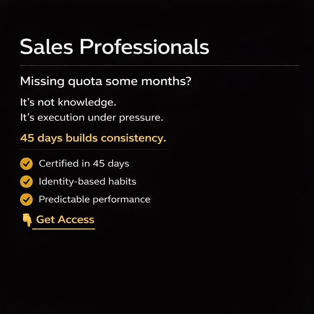 NASP - Sales Training Facebook ad: Upgrade Your Sales Identity