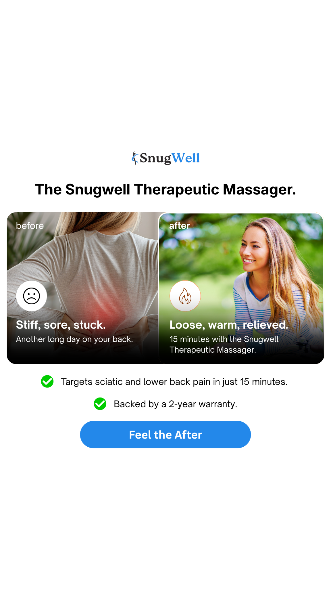 SnugWell Facebook ad