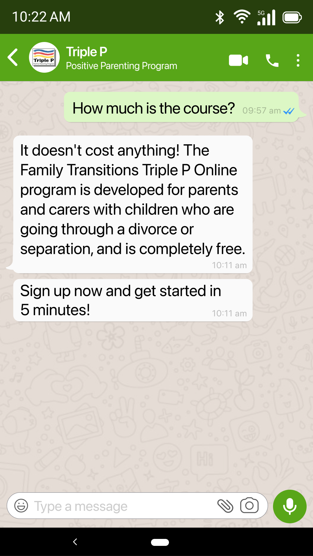 Triple P - Positive Parenting Program Facebook ad