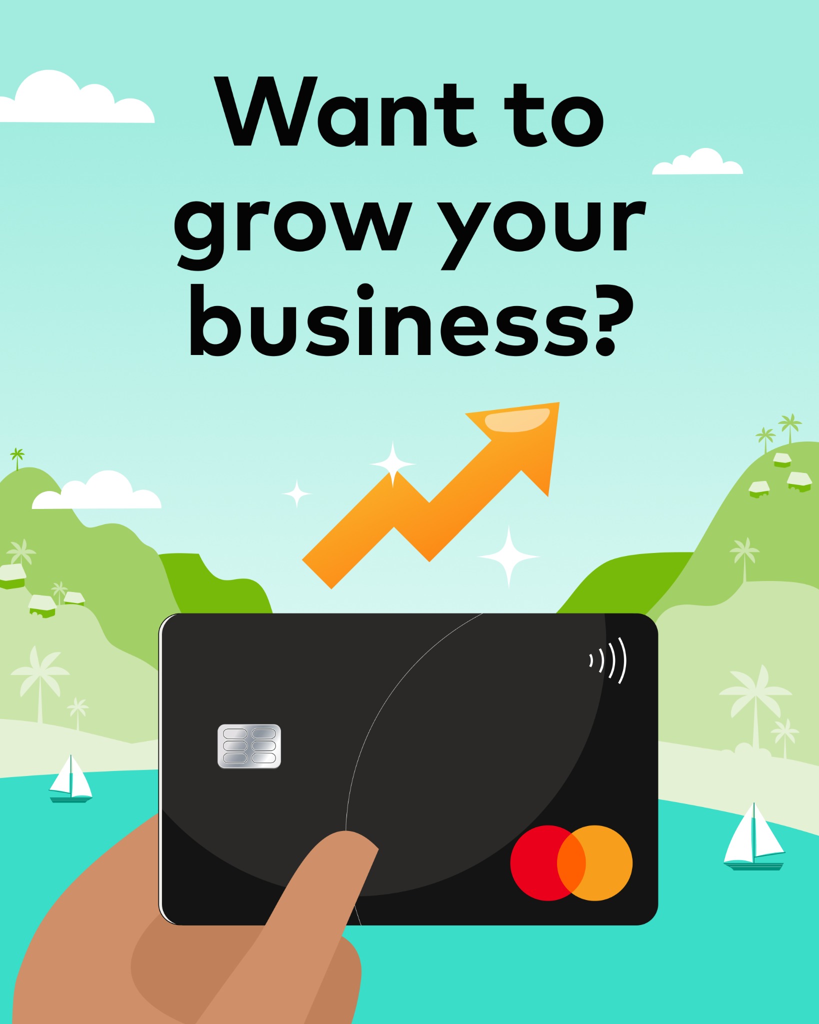 Mastercard Facebook ad: Make it easier for more customers to pay…