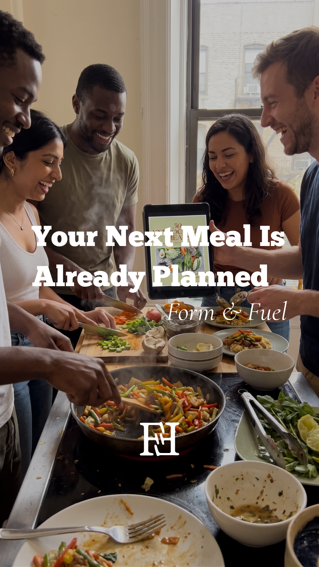 FORM & FUEL Facebook ad: 500 Unprocessed Meals