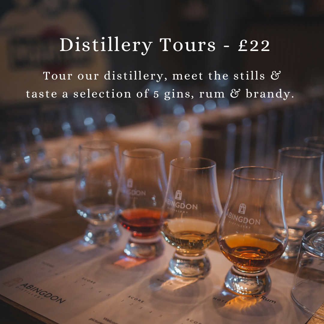 Abingdon Distillery Facebook ad: Visit Abingdon Distillery this winter & book one…