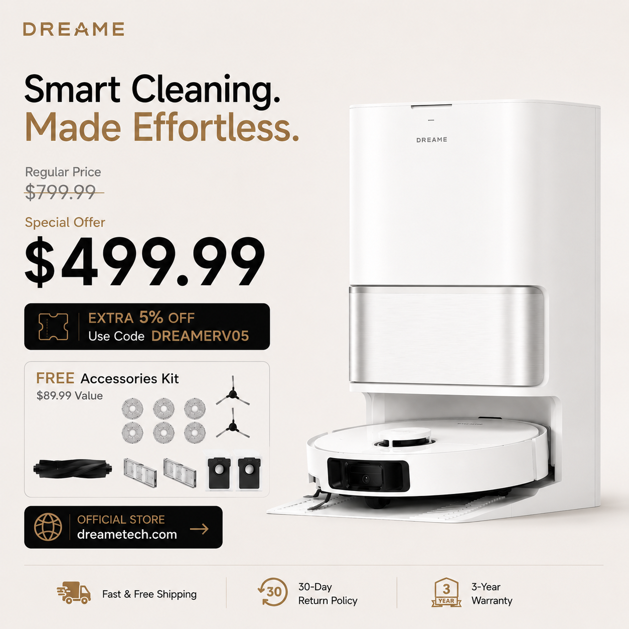 Dreame.us Facebook ad