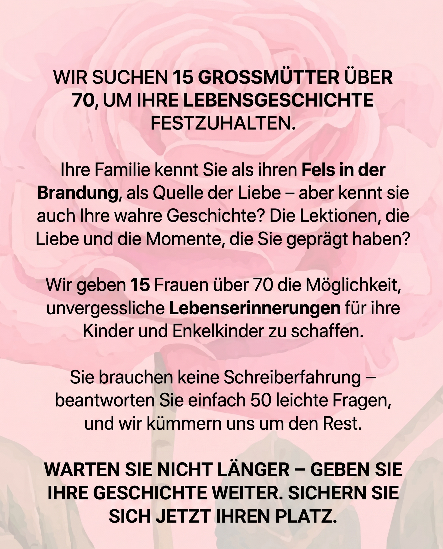 Memowrite Facebook ad