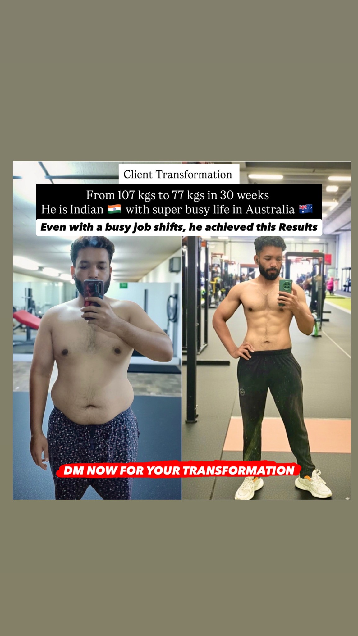 Dhruv fitness - Online Coach Facebook ad