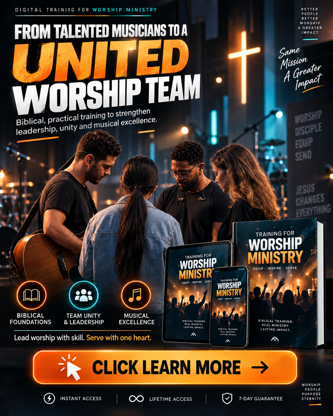 Christian Knowledge Facebook ad: Click Learn More